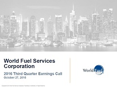 2016 Third Quarter Earnings Call Presentation